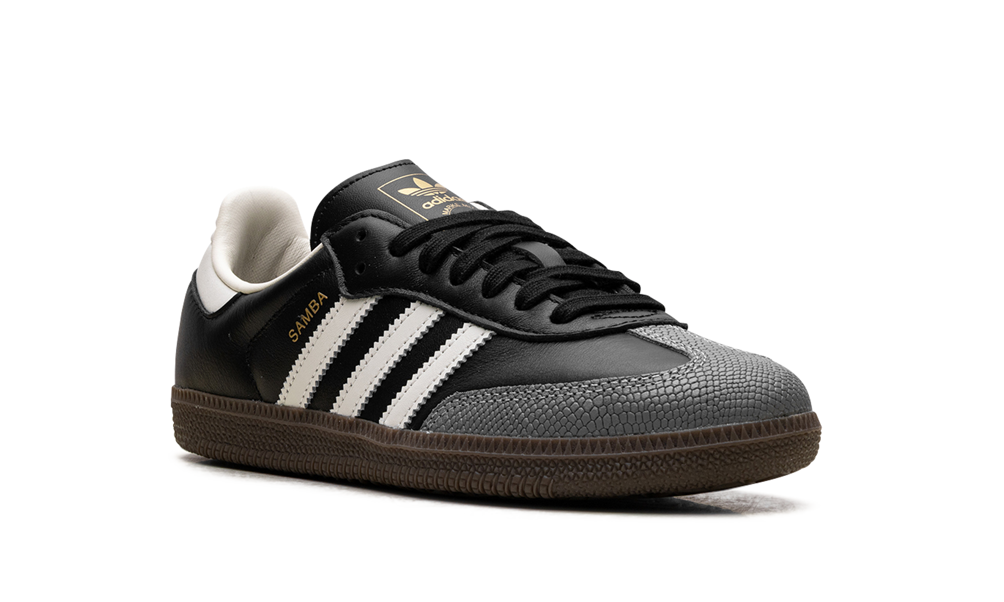 Adidas Samba OG WMNS Black Off White Gold JR8165