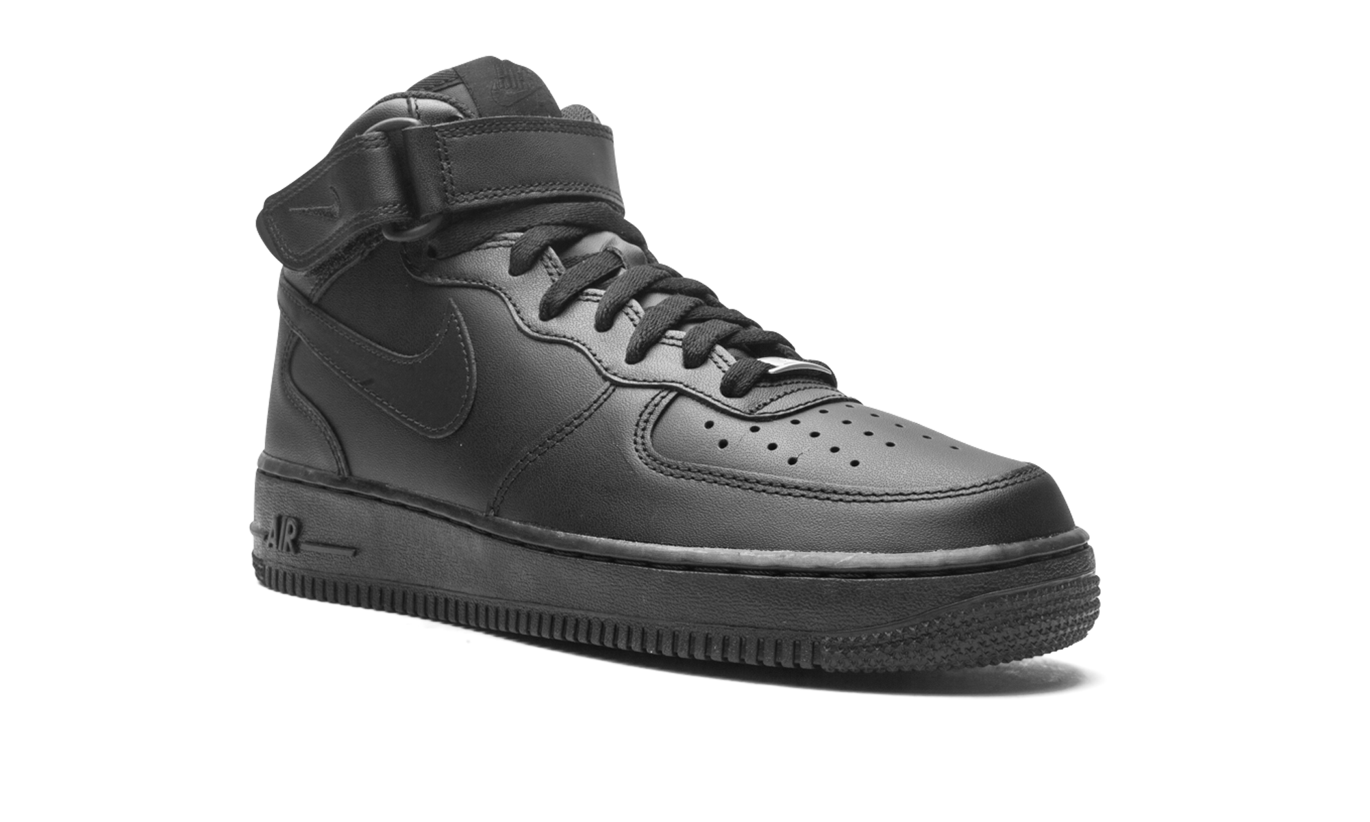 Nike Air Force 1 Mid '07 2021 Release Triple Black CW2289 001