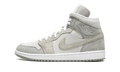 AIR JORDAN 1 MID SE WMNS Grey Fleece DO7139 002