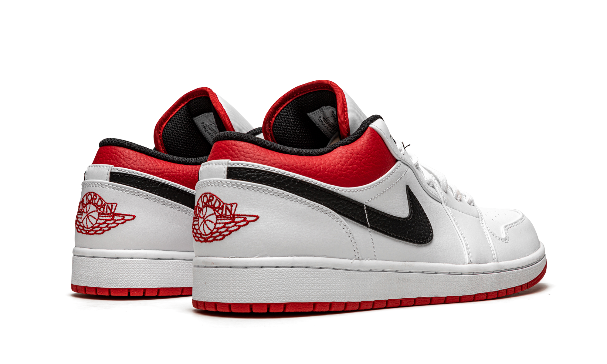 Air Jordan 1 Low White University Red 553558 118