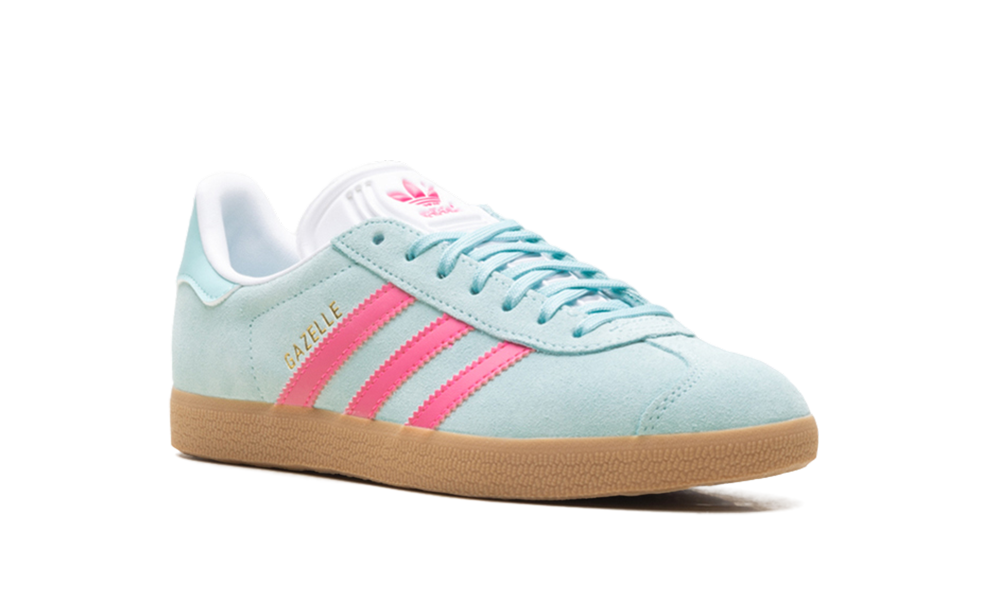 Adidas Gazelle WMNS Flash Aqua Lucid Pink JI1375