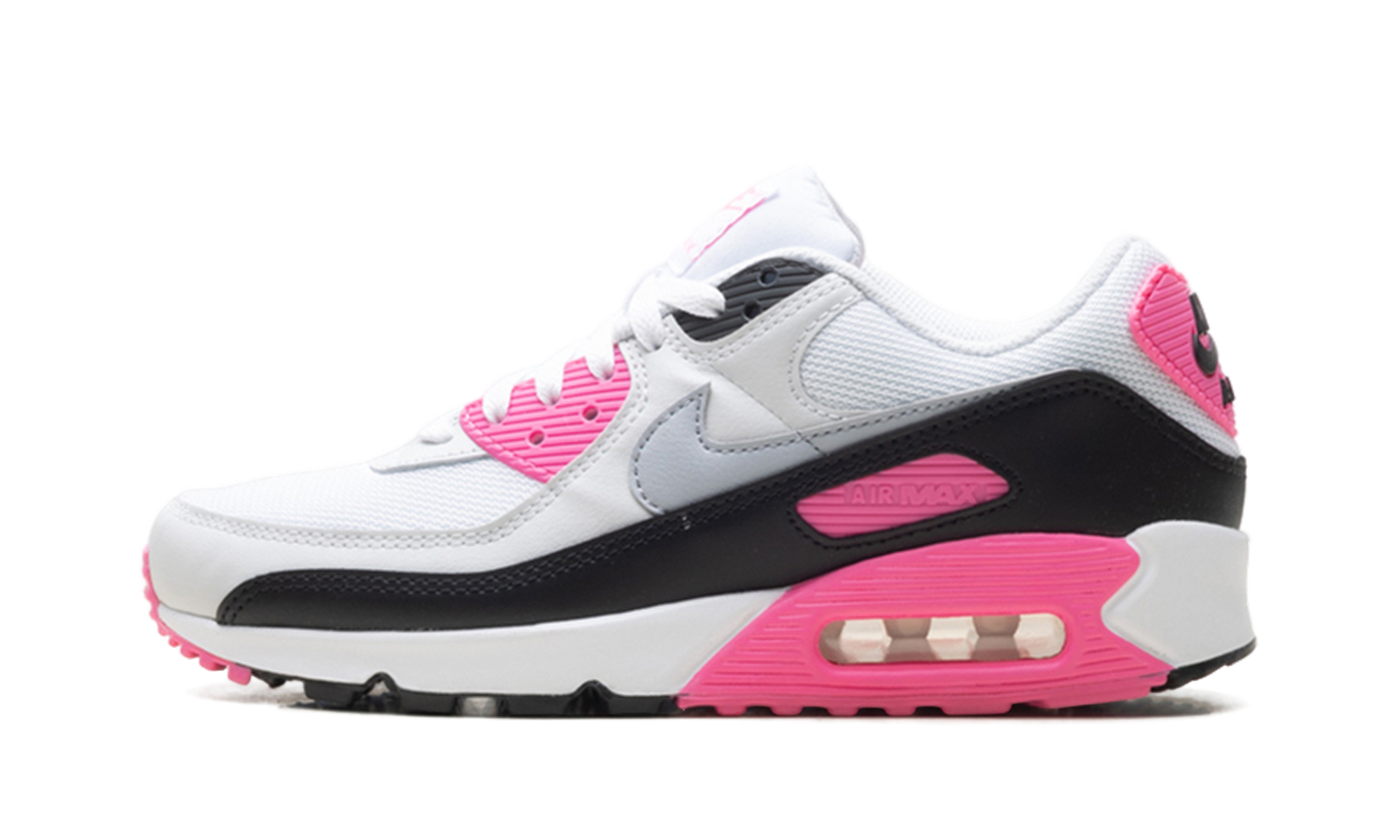 Nike Air Max 90 WMNS White Pink Glow Wolf Grey IM4613 100