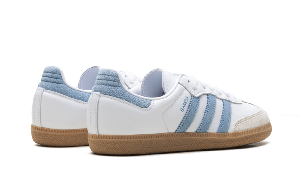 Adidas Samba OG WMNS White / Ash Blue JS1391