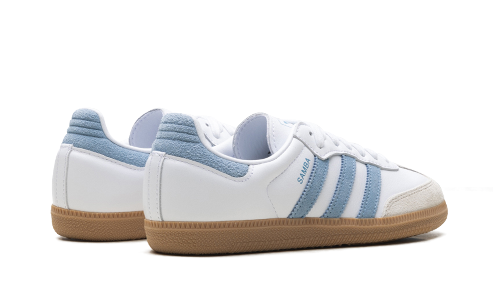 Adidas Samba OG WMNS White / Ash Blue JS1391