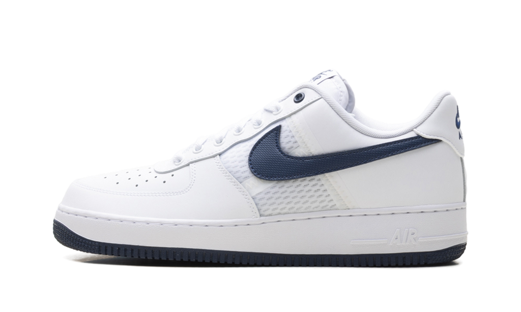 Nike Air Force 1 Low '07 LV8 SE Mesh Tape White Midnight Navy IH4462 100