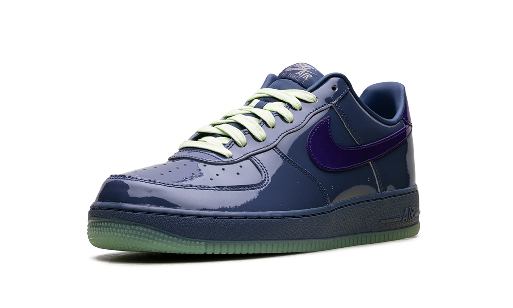 Nike Air Force 1 Low Patent Leather Mystic Navy Grape Ice IO4489 400