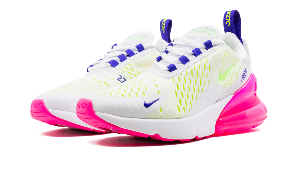 Nike AIR MAX 270 MNS WMNS White / Pink Blast / Volt DH0252 100