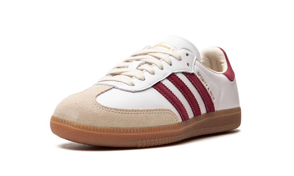 Adidas Samba OG Sporty & Rich - White Core Burgundy IF5660