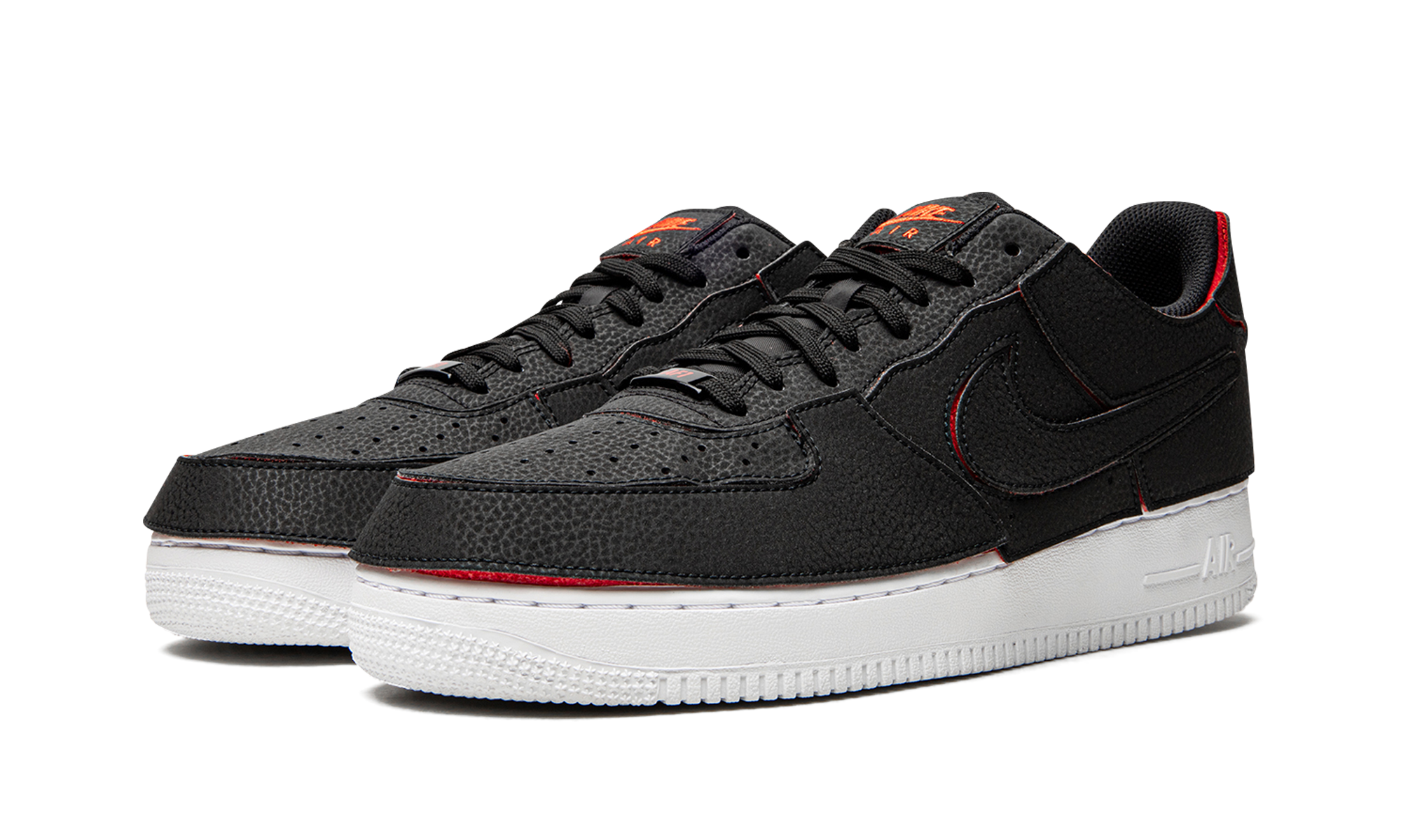 Nike Air Force 1/1 Black Chile Red DD2429 001