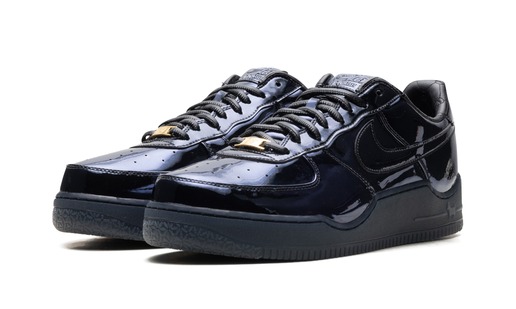 Nike Air Force 1 Low LeBron James Black Patent IO6129 001