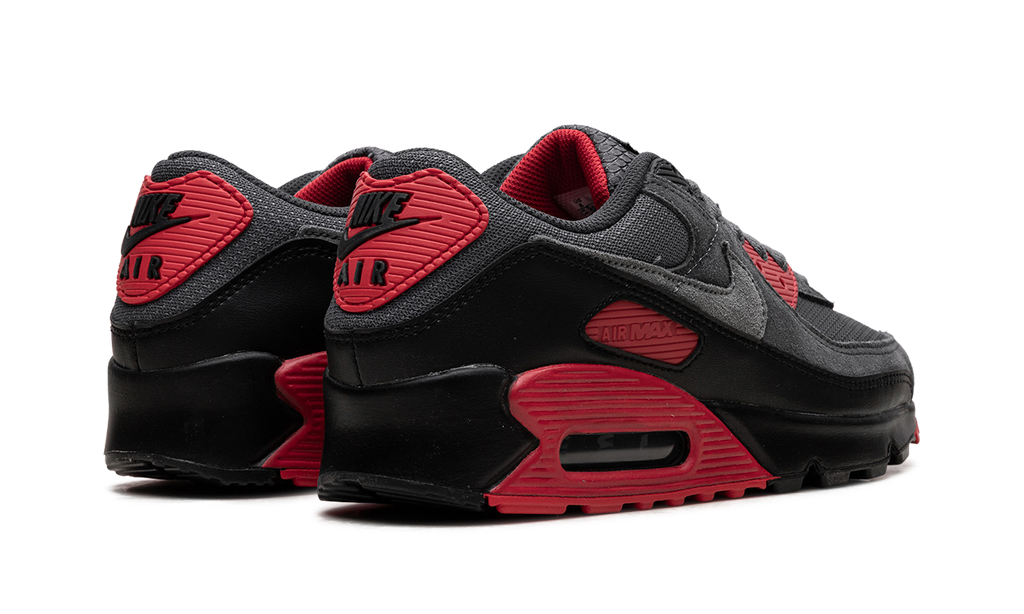 Nike Air Max 90 Smoke Grey Fire Red DM0029 007