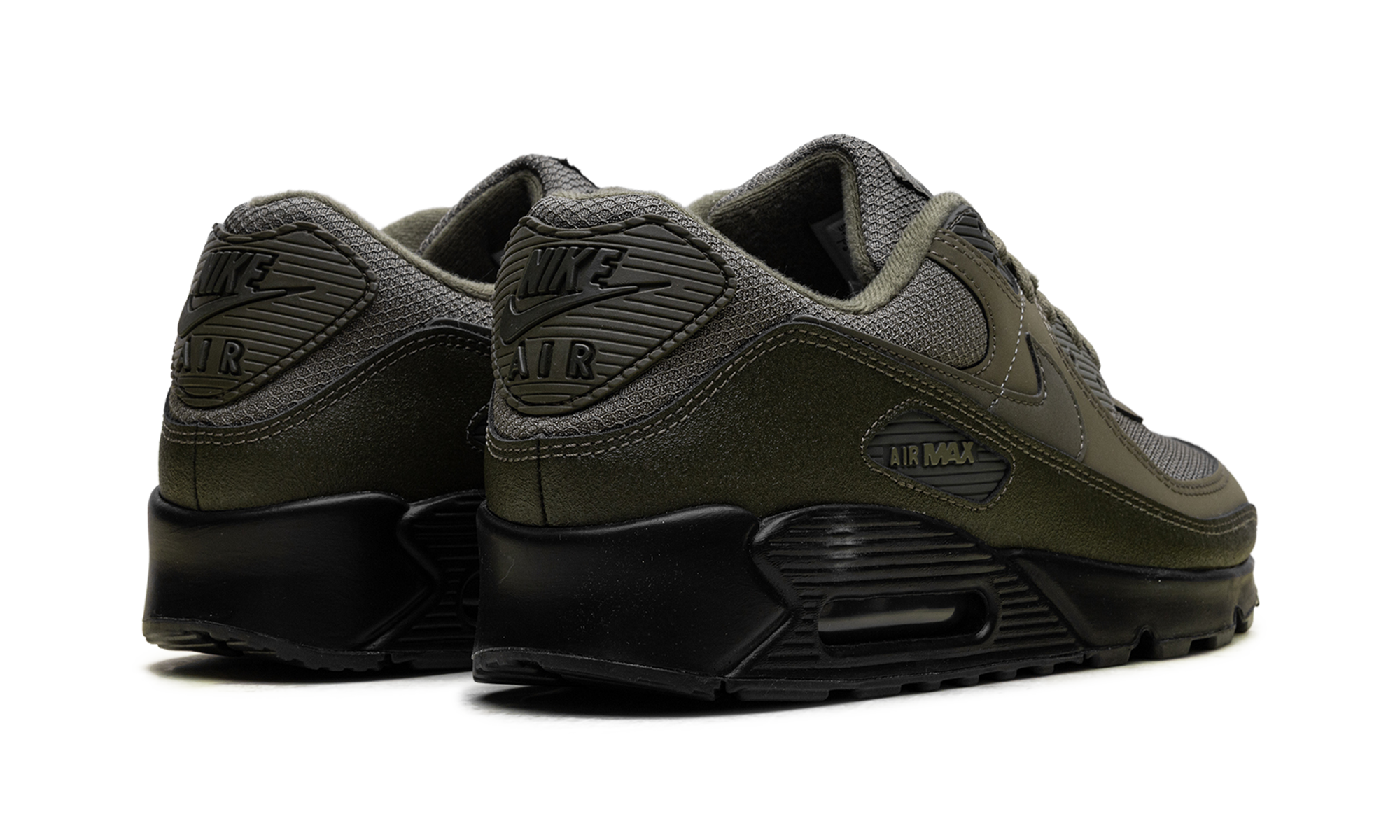 Nike Air Max 90 Reflective Swoosh Medium Olive hq3828 200