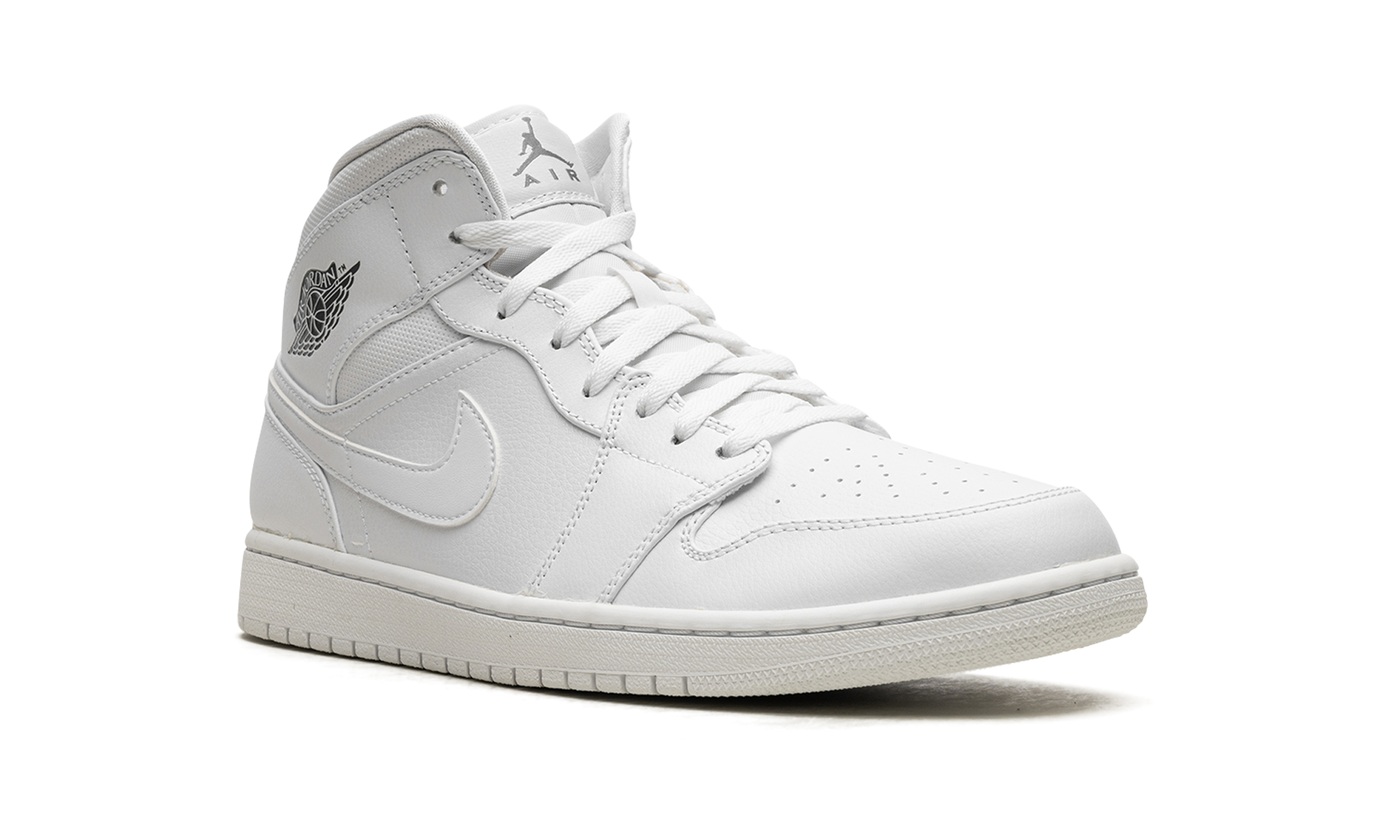 Air Jordan 1 Mid White / Cool Grey 554724 102