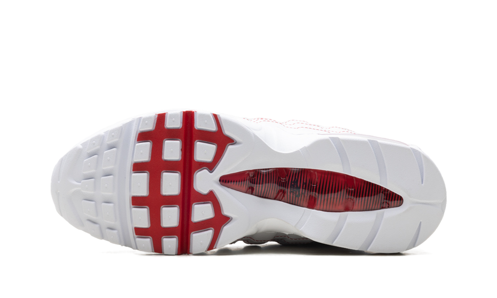 Nike Air Max 95 OG Big Bubble White University Red IB7936 100