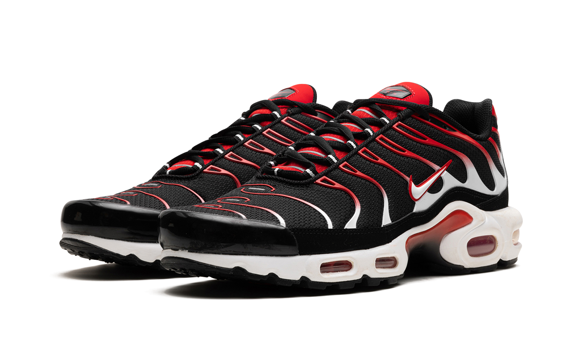 Nike Air Max Plus Black White University Red DM0032 004