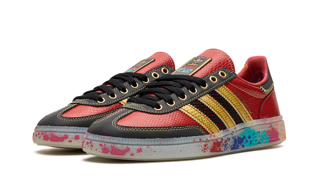 Adidas Handball Spezial S.E.E.D. - Scarlet Gold Paint Splatter ID8617