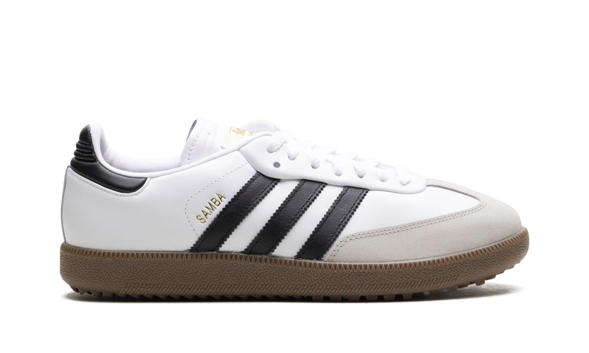 Adidas Samba Spikeless Golf White Black Gum JH6149