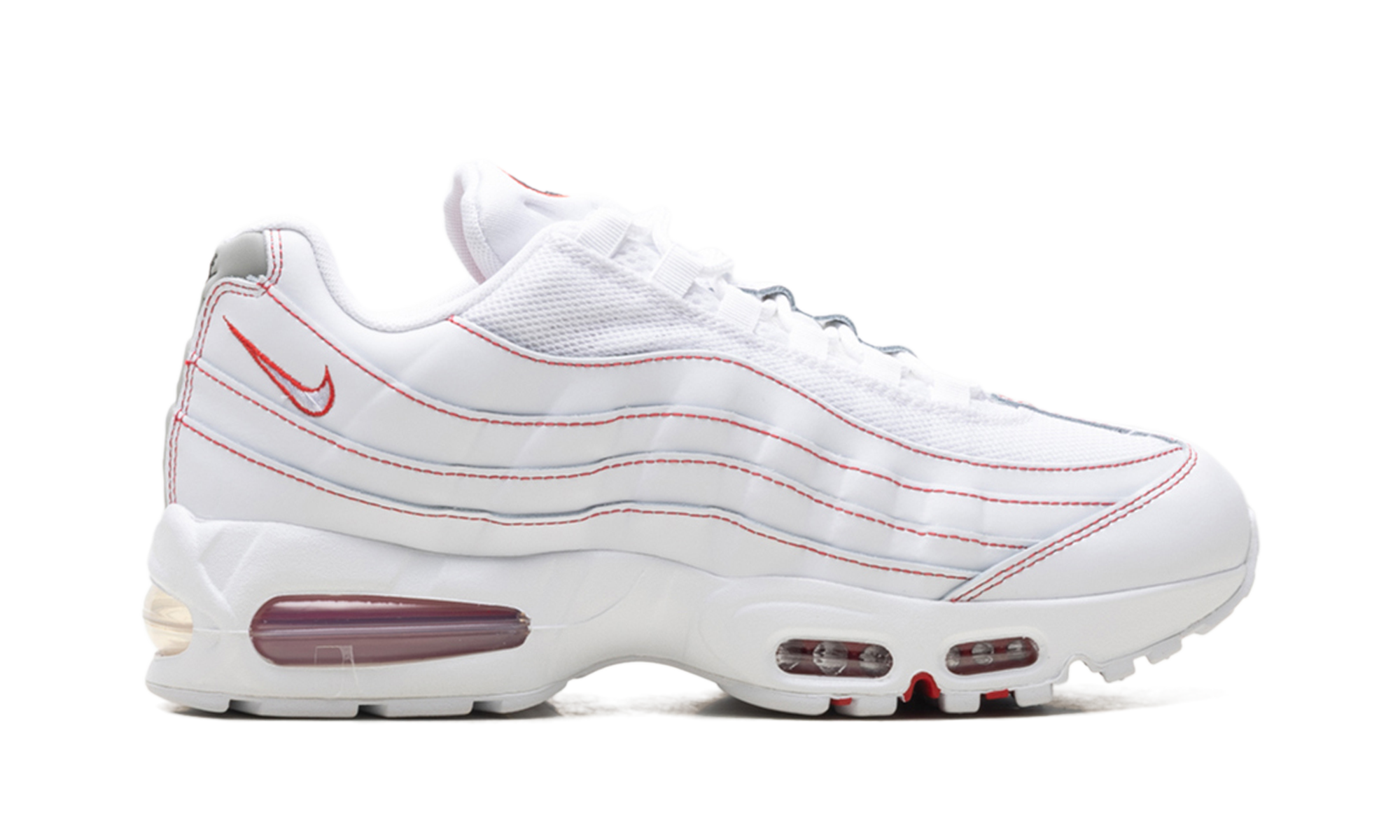 Nike Air Max 95 OG Big Bubble White University Red IB7936 100