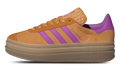 Adidas Gazelle Bold WMNS Flash Orange Purple Burst Crew Orange JS3895