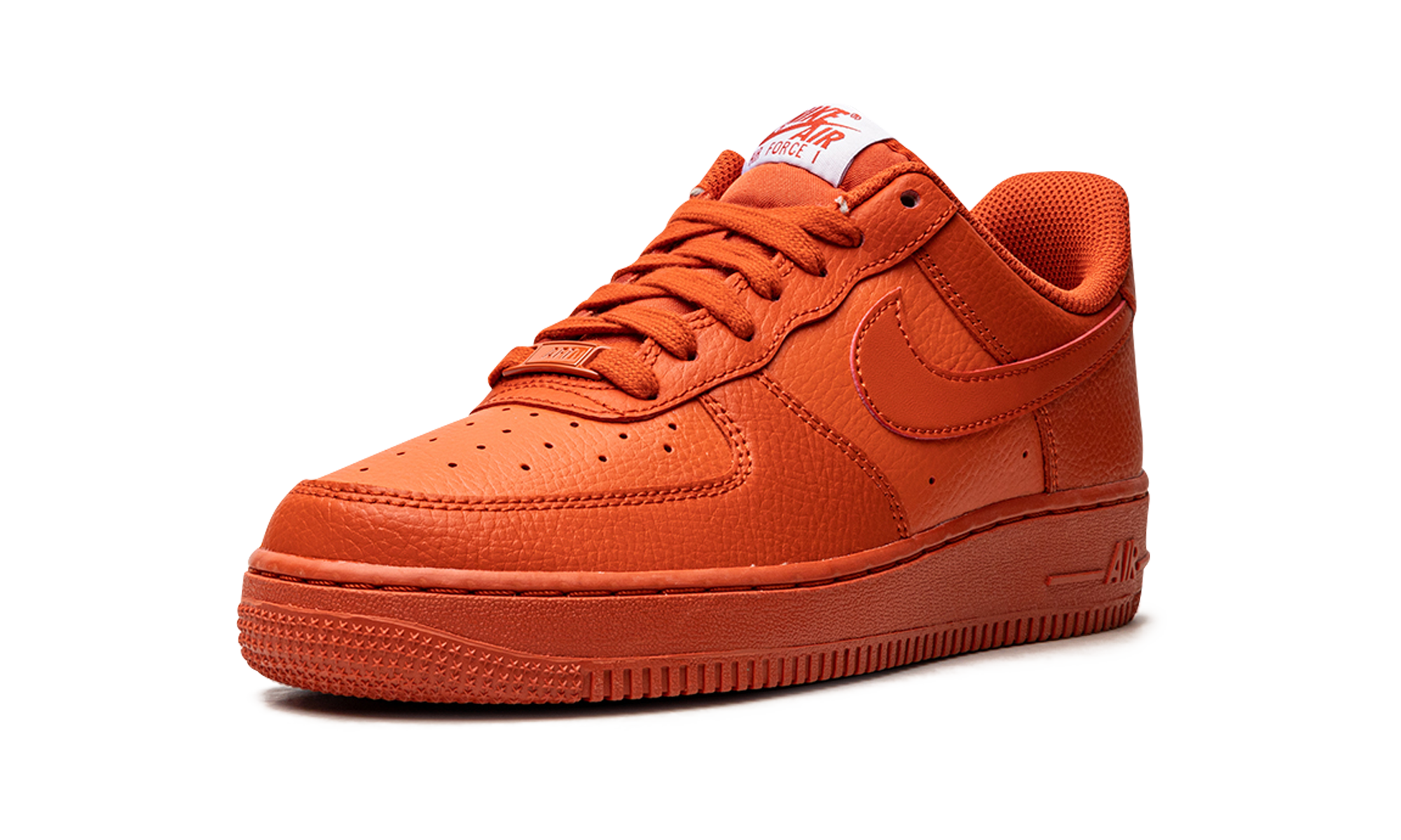 Nike AIR FORCE 1 '07 MNS WMNS Triple Orange DZ4442 800