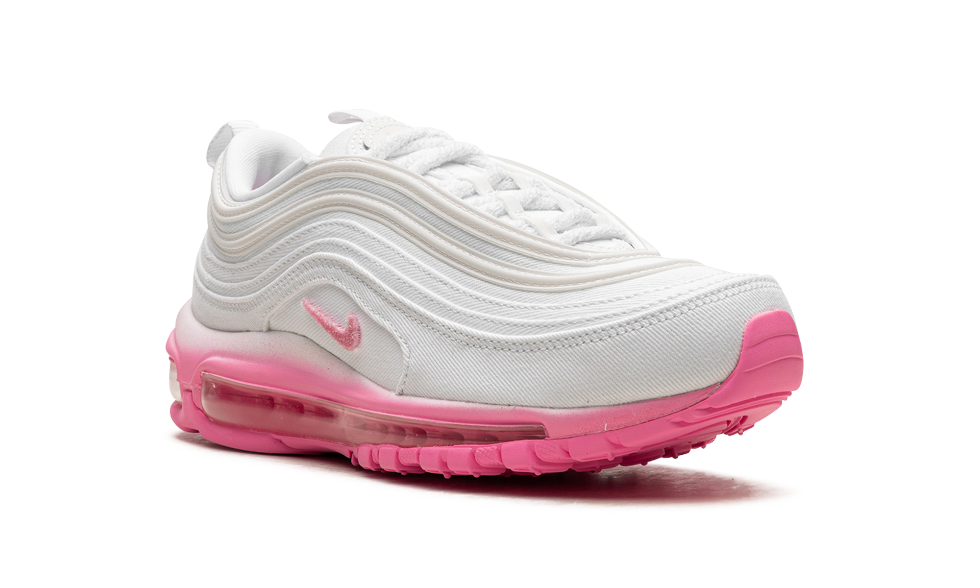 Nike AIR MAX 97 WMNS White Canvas / Pink Chenille FJ4549 100