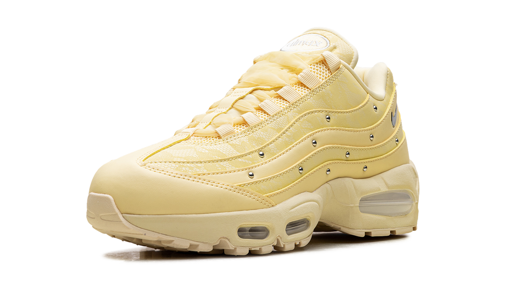 Nike Air Max 95 WMNS Soft Yellow Silver Studded IQ3444 722