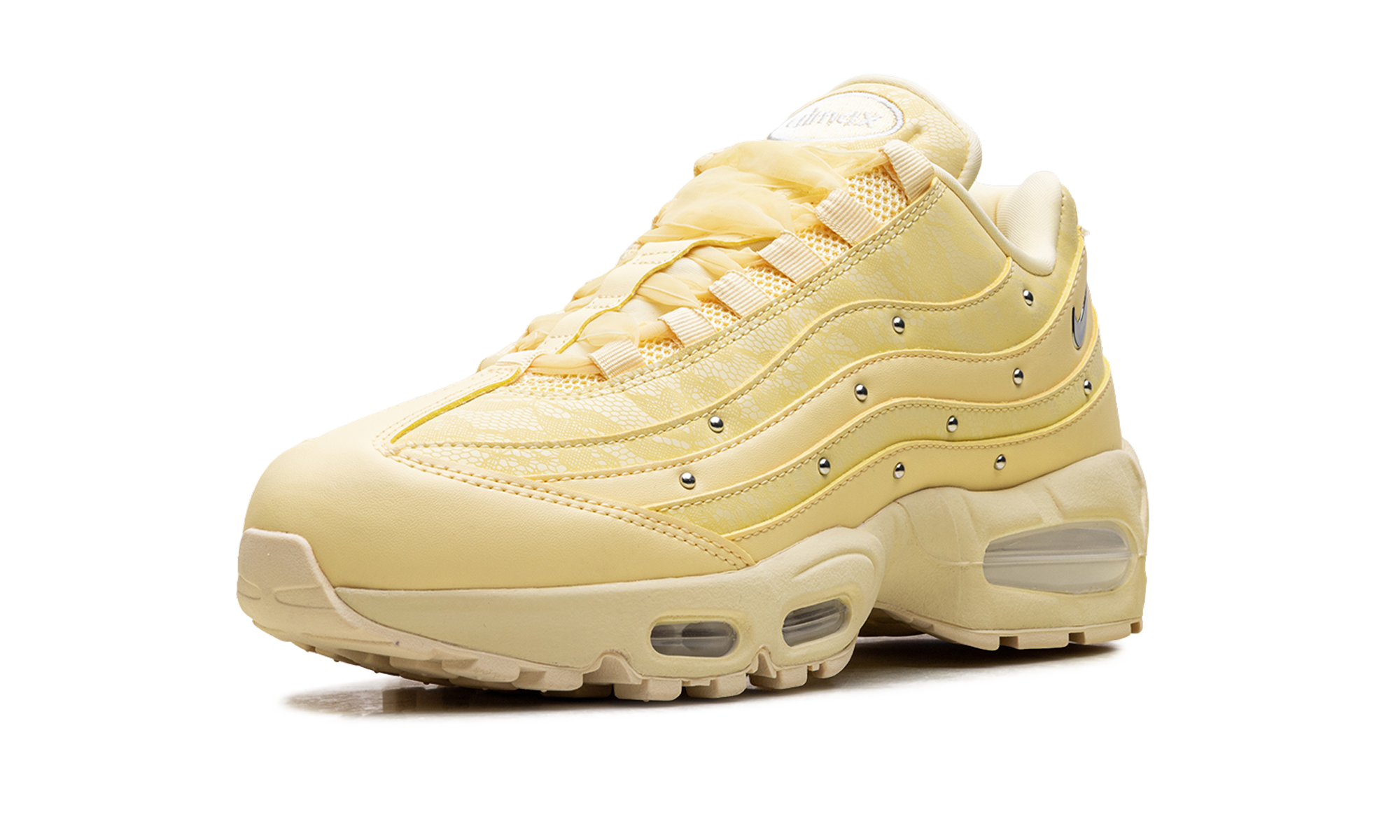 Nike Air Max 95 WMNS Soft Yellow Silver Studded IQ3444 722
