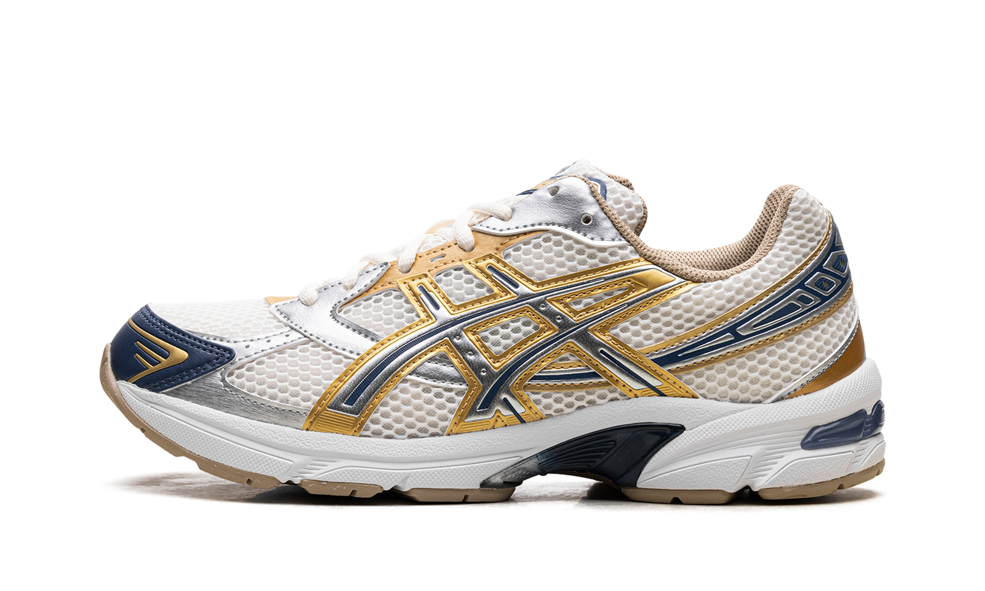 Asics Gel-1130 Cream Pure Silver Gold Blue 1203A787 100