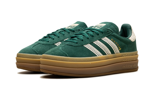 Adidas Gazelle Bold WMNS Collegiate Green White Gold JS3358