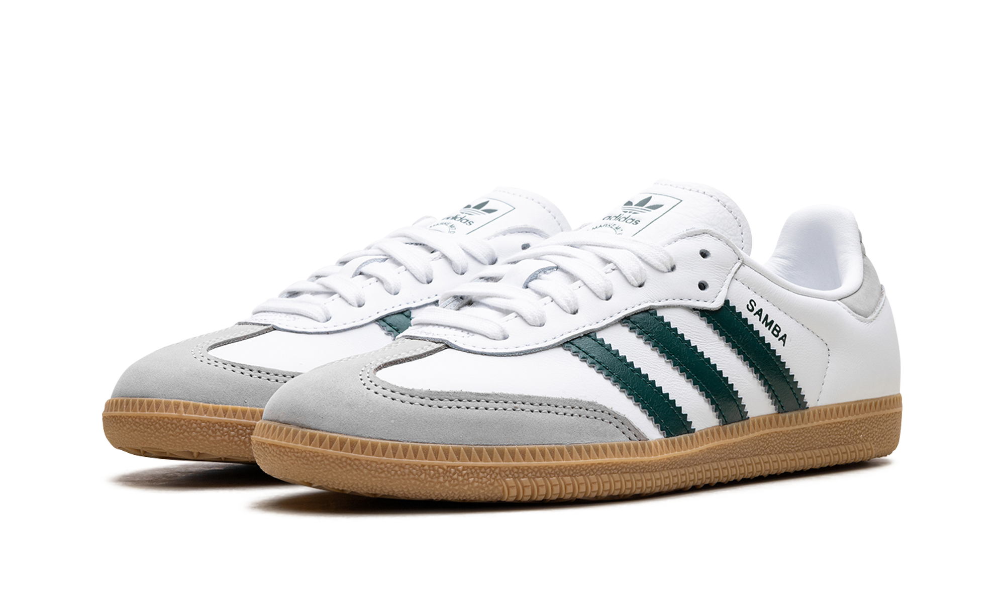 Adidas Samba OG WMNS White Collegiate Green Gum JI2724