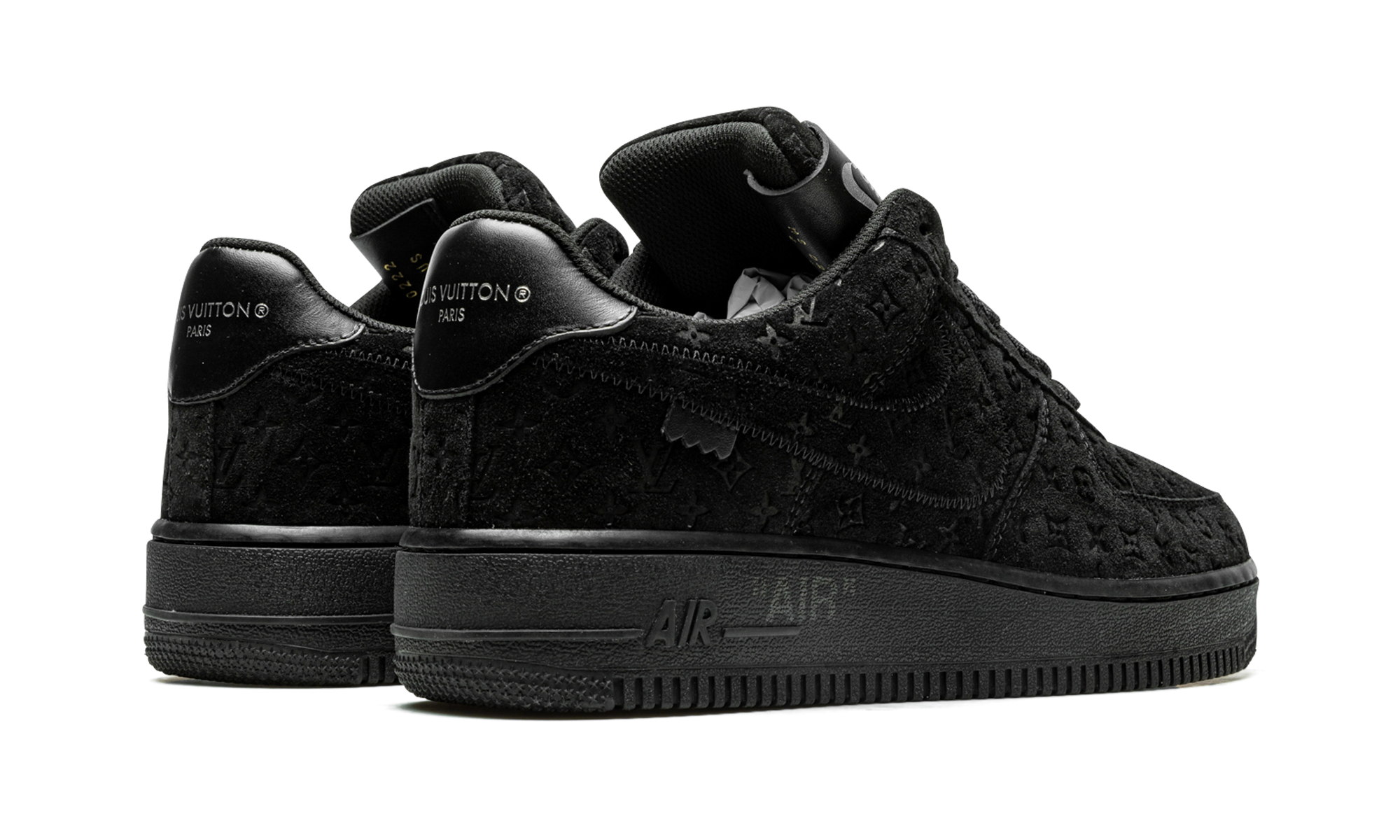 Nike Louis Vuitton Air Force 1 Low Virgil Abloh - BLACK/BLACK 1A9VD6