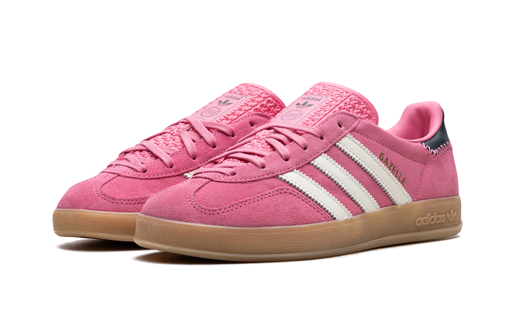 Adidas Gazelle Indoor WMNS Rose Tone Collegiate Green JI2014