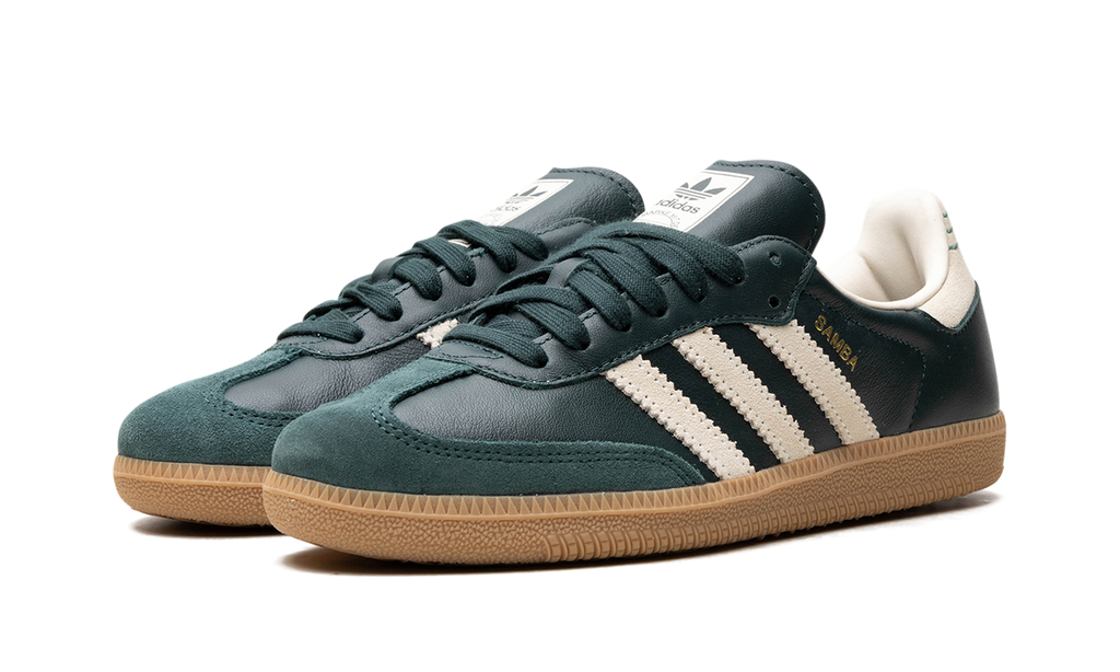 Adidas Samba OG Shadow Green Cream White Gold Metallic ID1483
