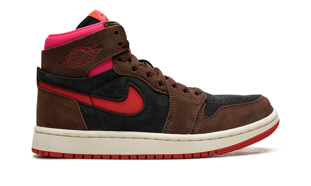 AIR JORDAN 1 ZOOM AIR CMFT WMNS Cacao Wow/Picante Red/Black/Hyper Pink