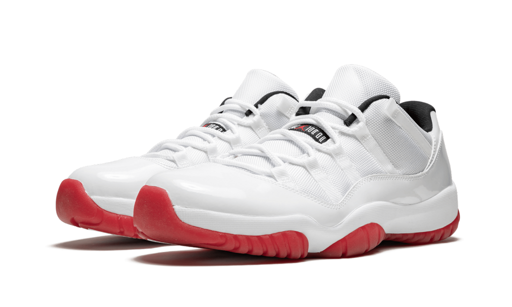 Air Jordan 11 Retro Low White/Varsity Red 528895 101