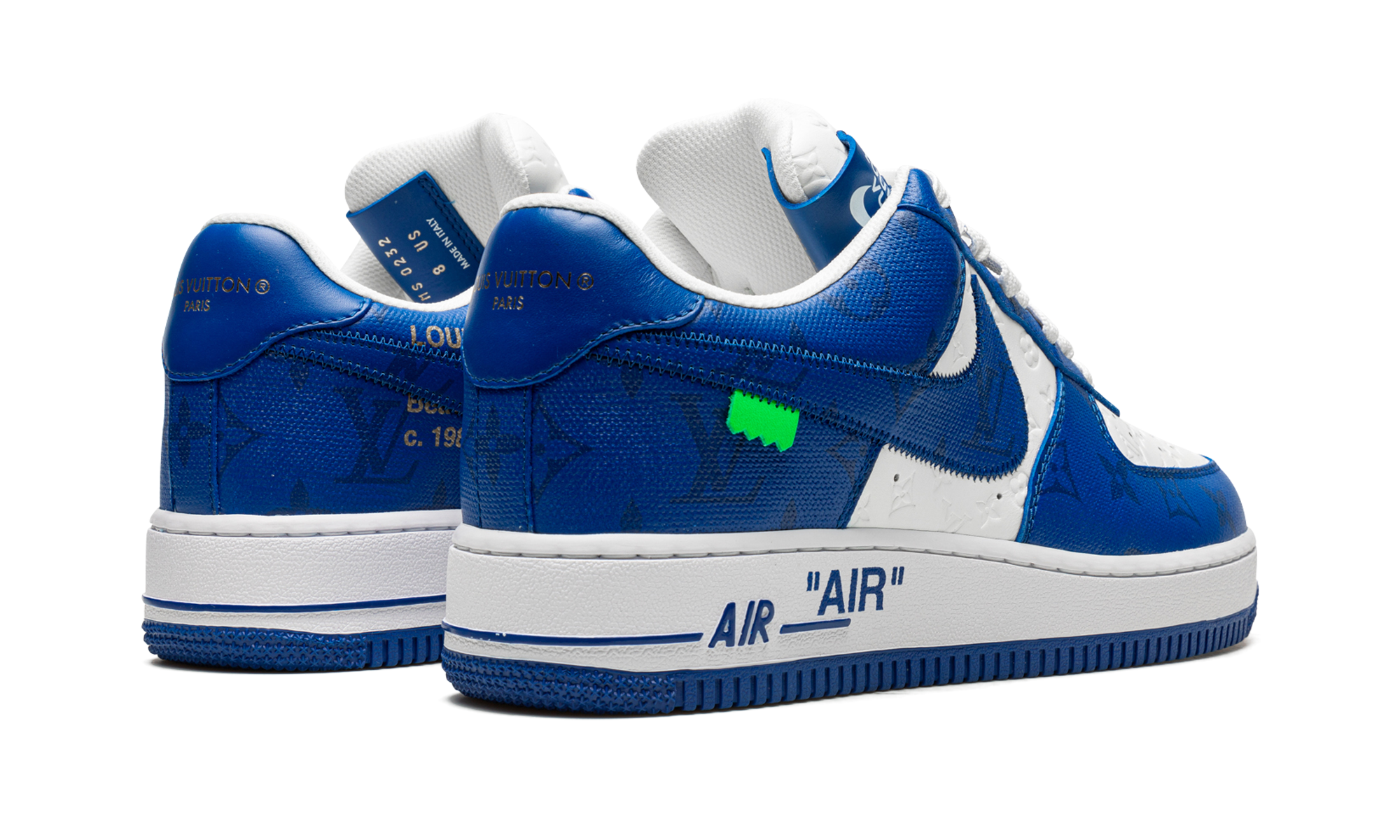 Nike Louis Vuitton Air Force 1 Low Virgil Abloh - White/Blue 1A9VAO