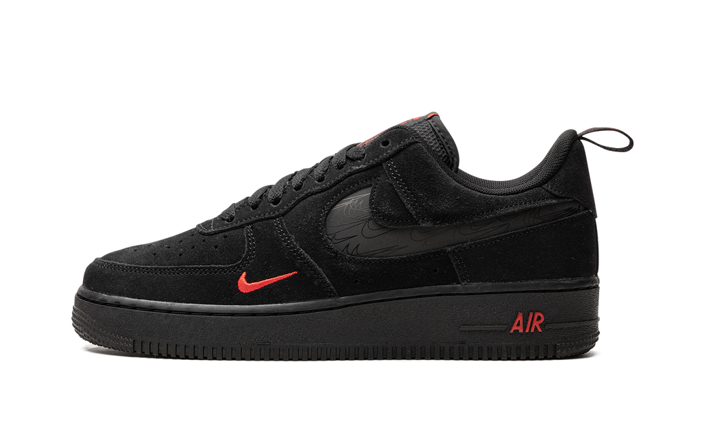 Nike Air Force 1 Low Multi Swoosh Black Crimson DZ4514 001
