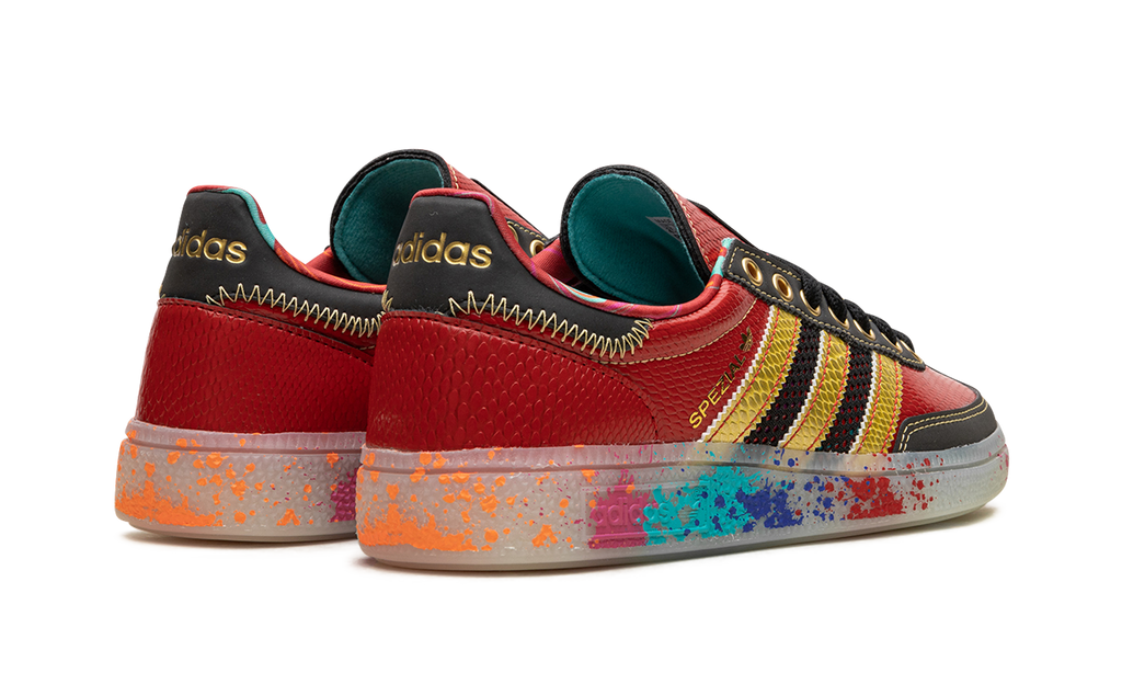 Adidas Handball Spezial S.E.E.D. - Scarlet Gold Paint Splatter ID8617