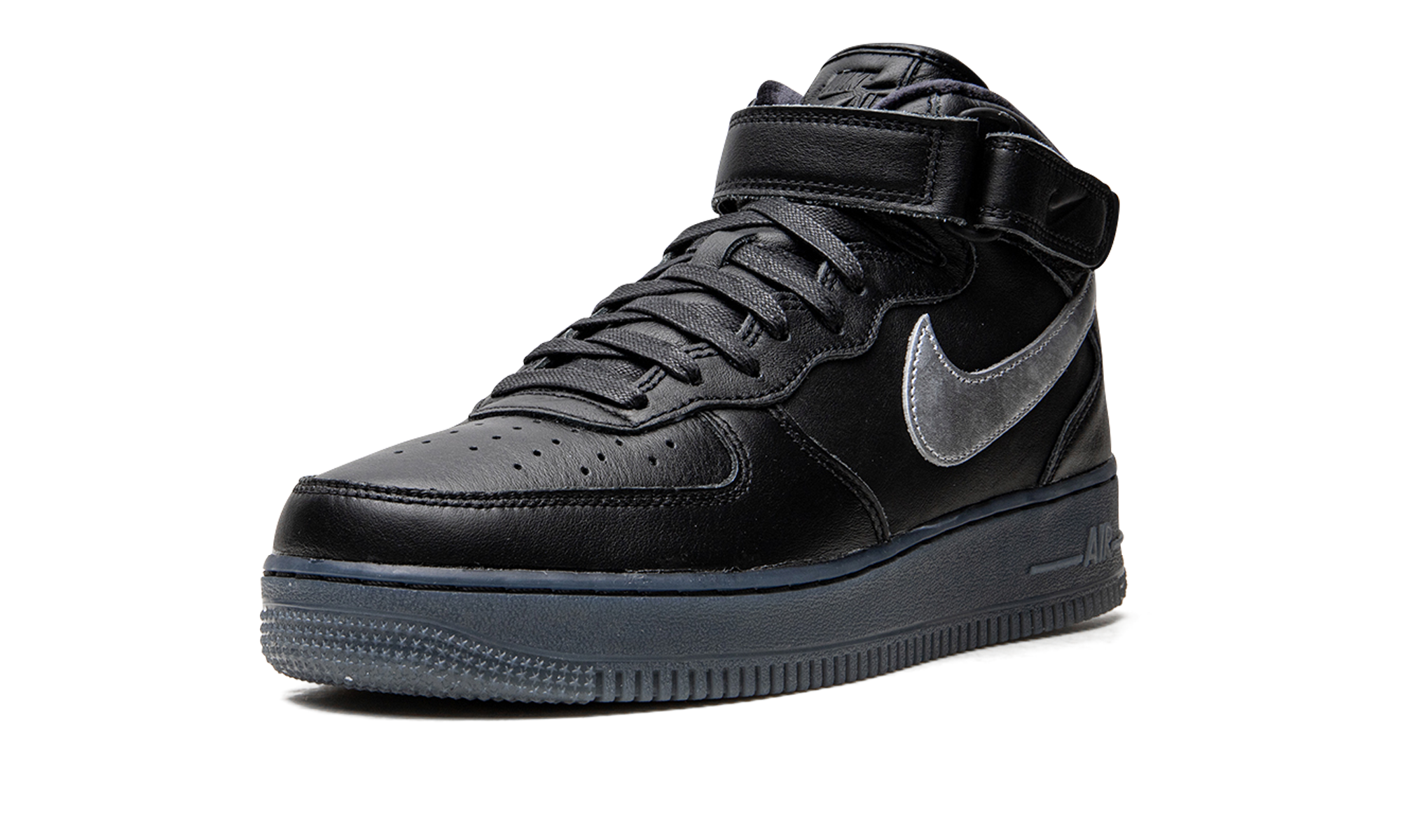 Nike Air Force 1 Mid Black / Metallic Silver DX3061 001
