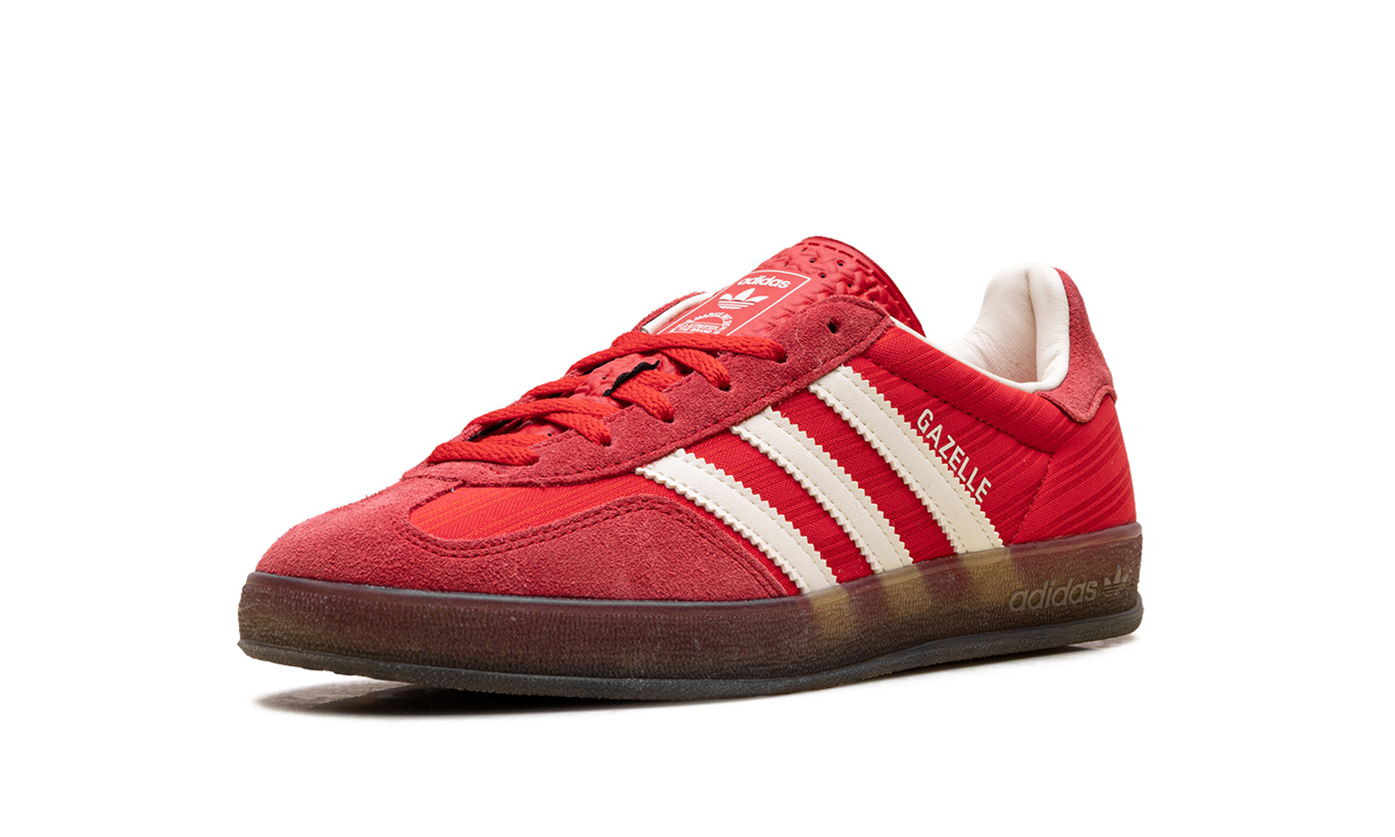 Adidas Gazelle Indoor Satin Wmns Red Pinstripe JS1411