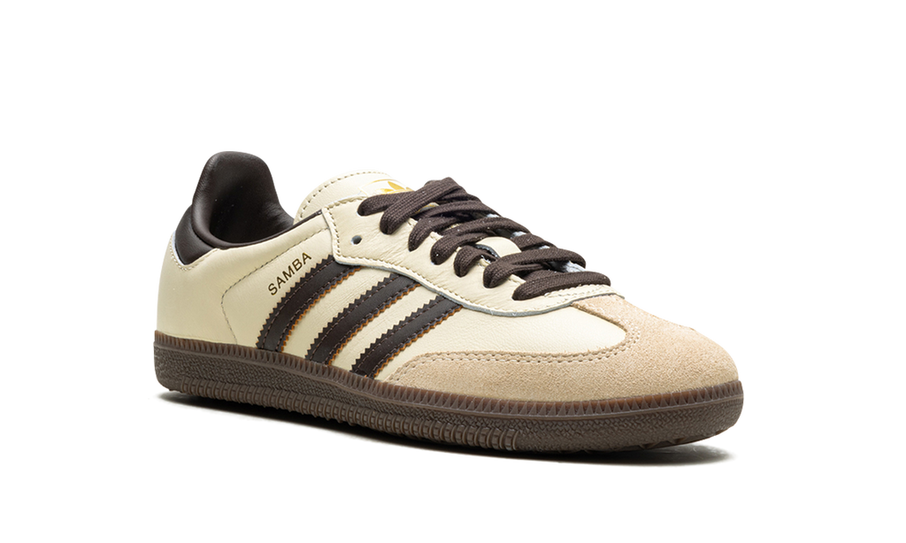Adidas Samba OG Cream White / Dark Brown JR2660