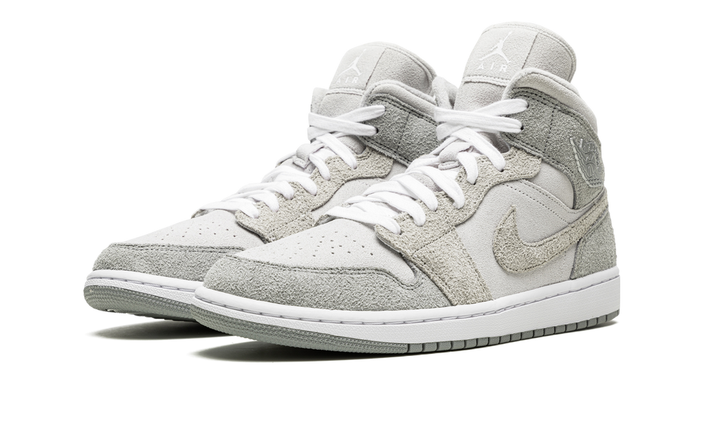 AIR JORDAN 1 MID SE WMNS Grey Fleece DO7139 002