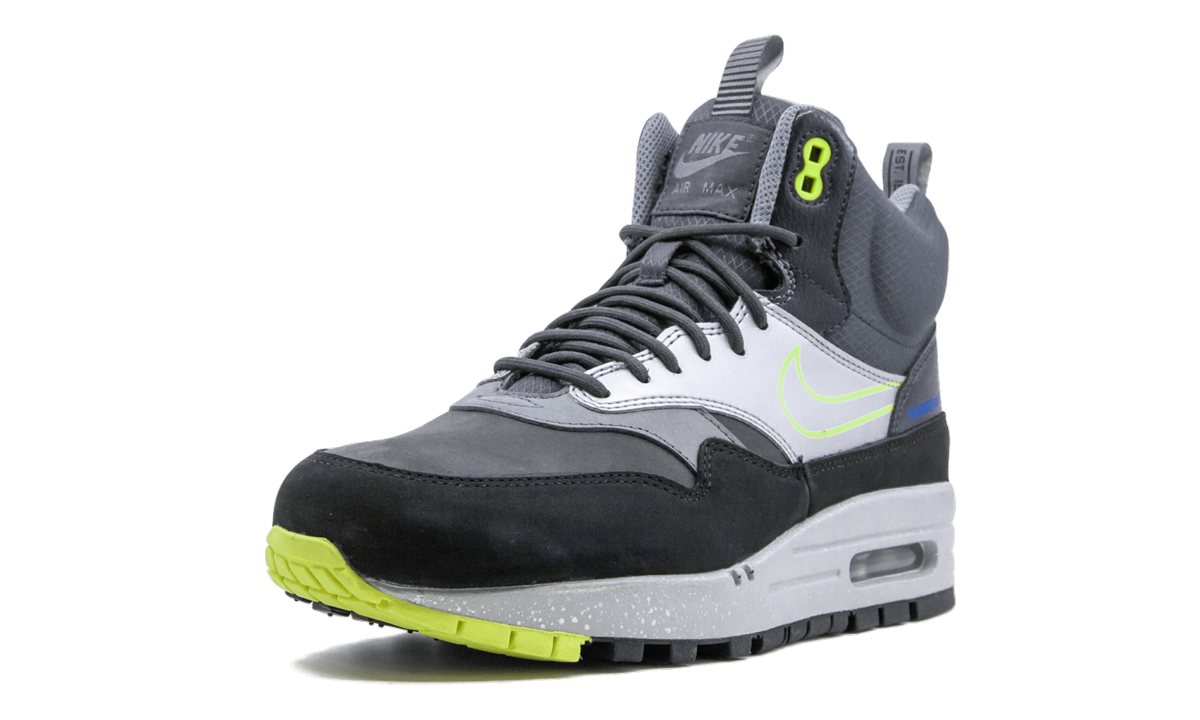 Nike AIR MAX 1 MID SNKRBT P MNS WMNS Black Volt 685269 002