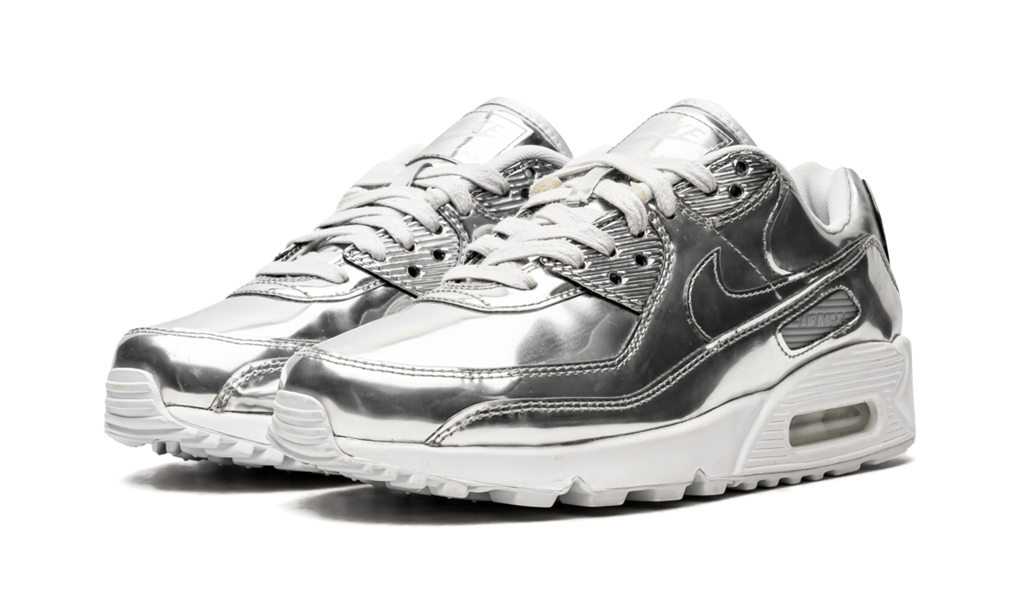 Nike AIR MAX 90 WMNS Metallic Pack - Silver CQ6639 001