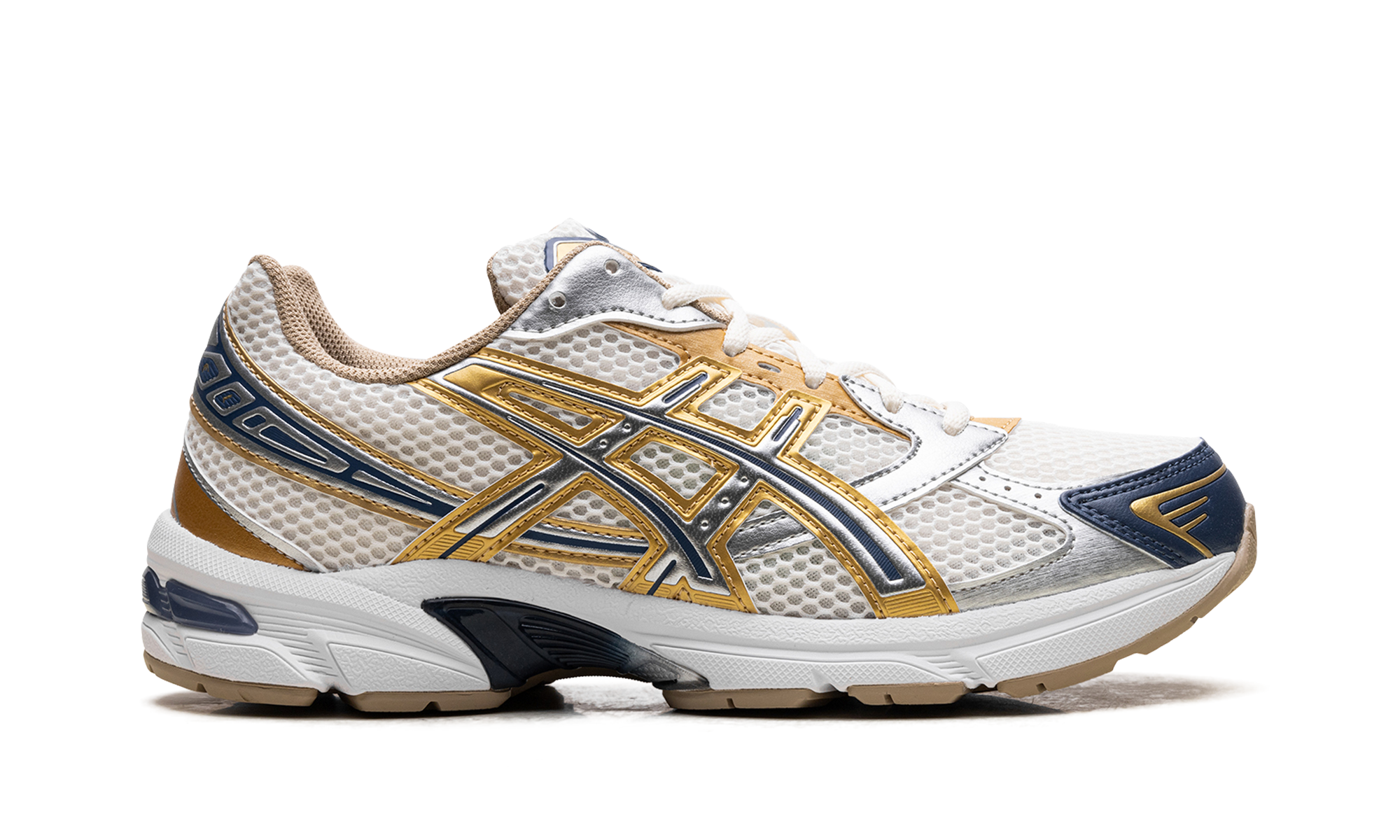 Asics Gel-1130 Cream Pure Silver Gold Blue 1203A787 100