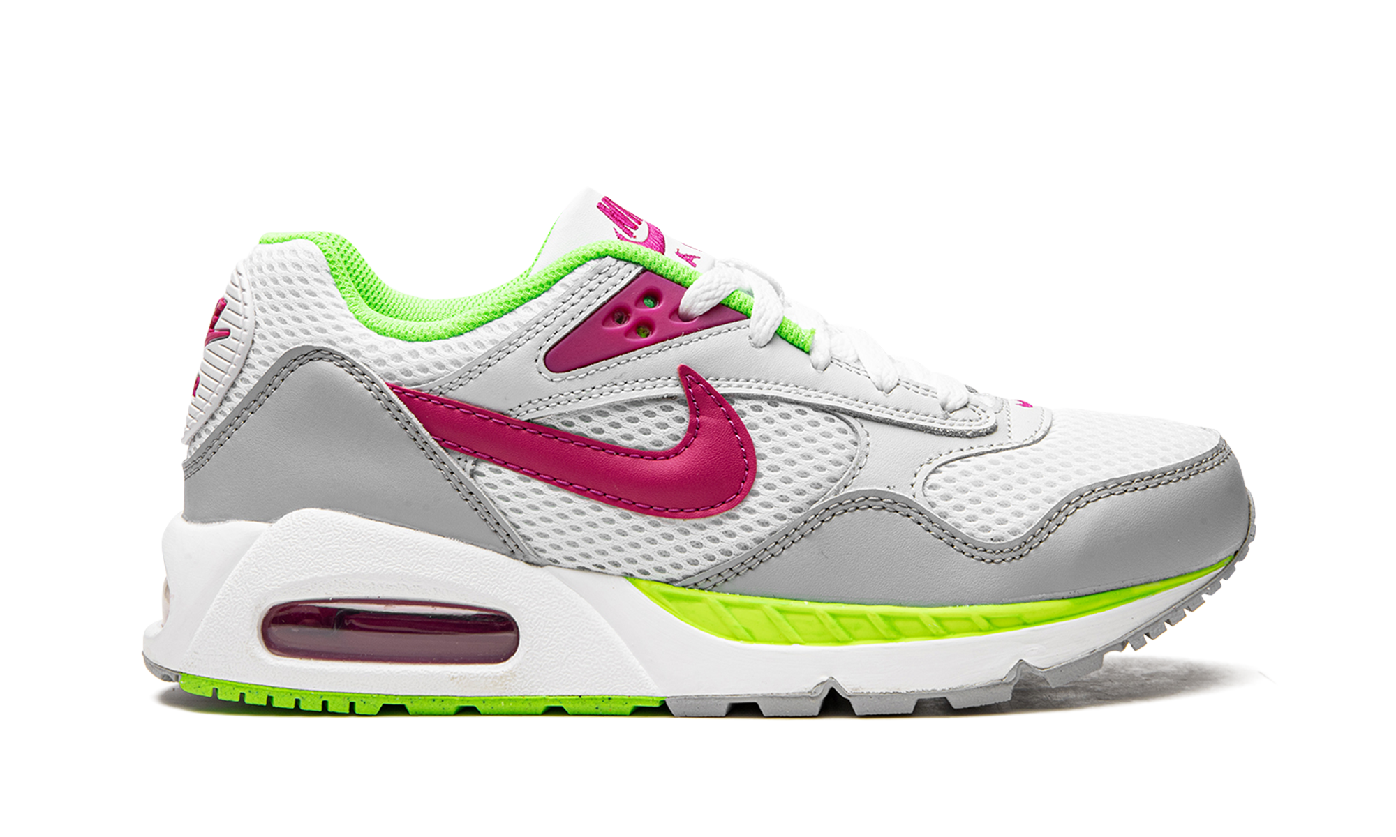 Nike AIR MAX CORRELATE MNS WMNS White Fireberry Lime Green 511417 163