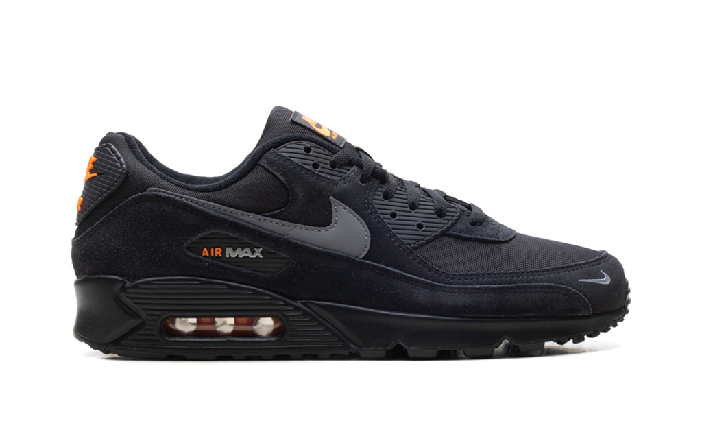 Nike Air Max 90 Black Metallic Cool Grey Orange DO6706 010