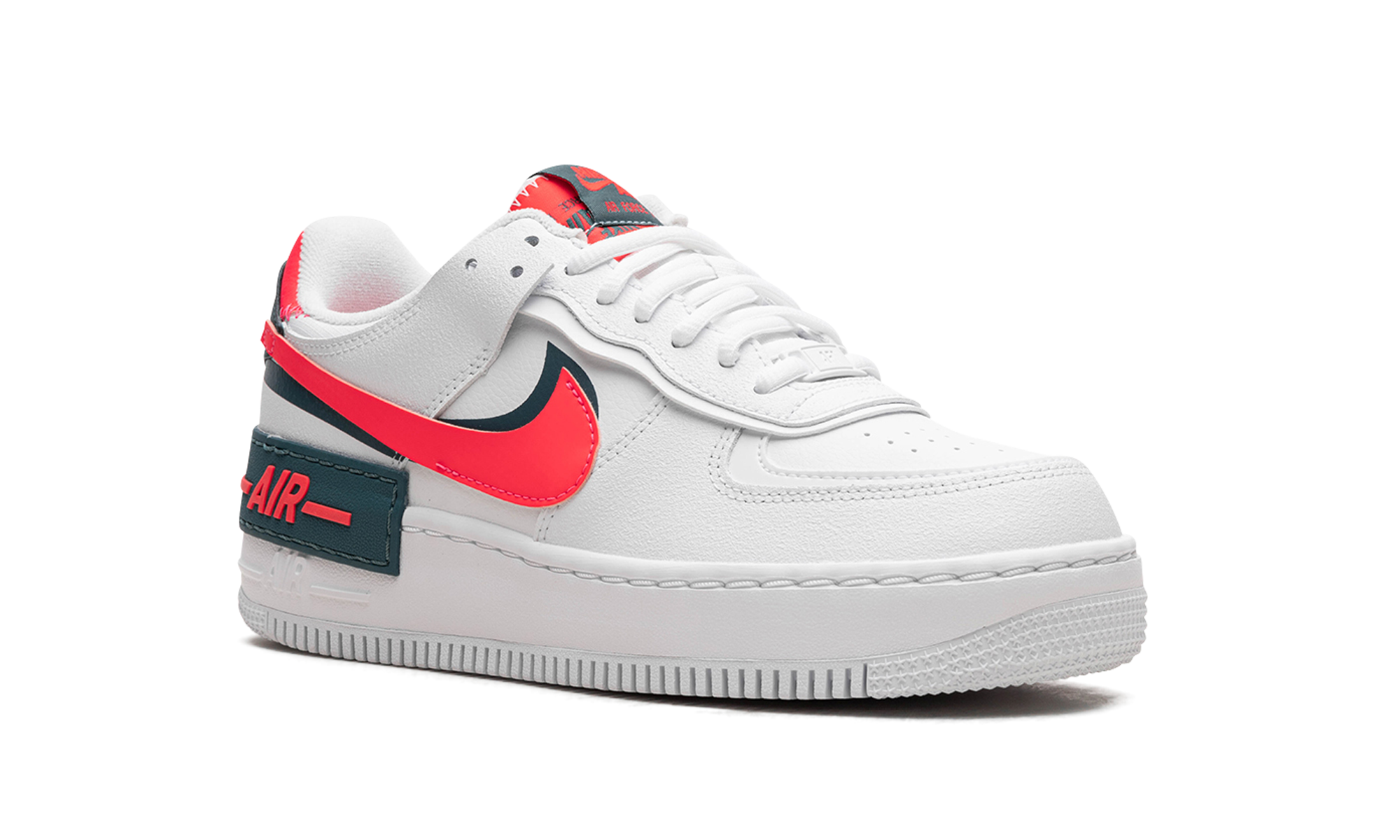 Nike AIR FORCE 1 SHADO NMS WMNS White Solar Red DB3902 100