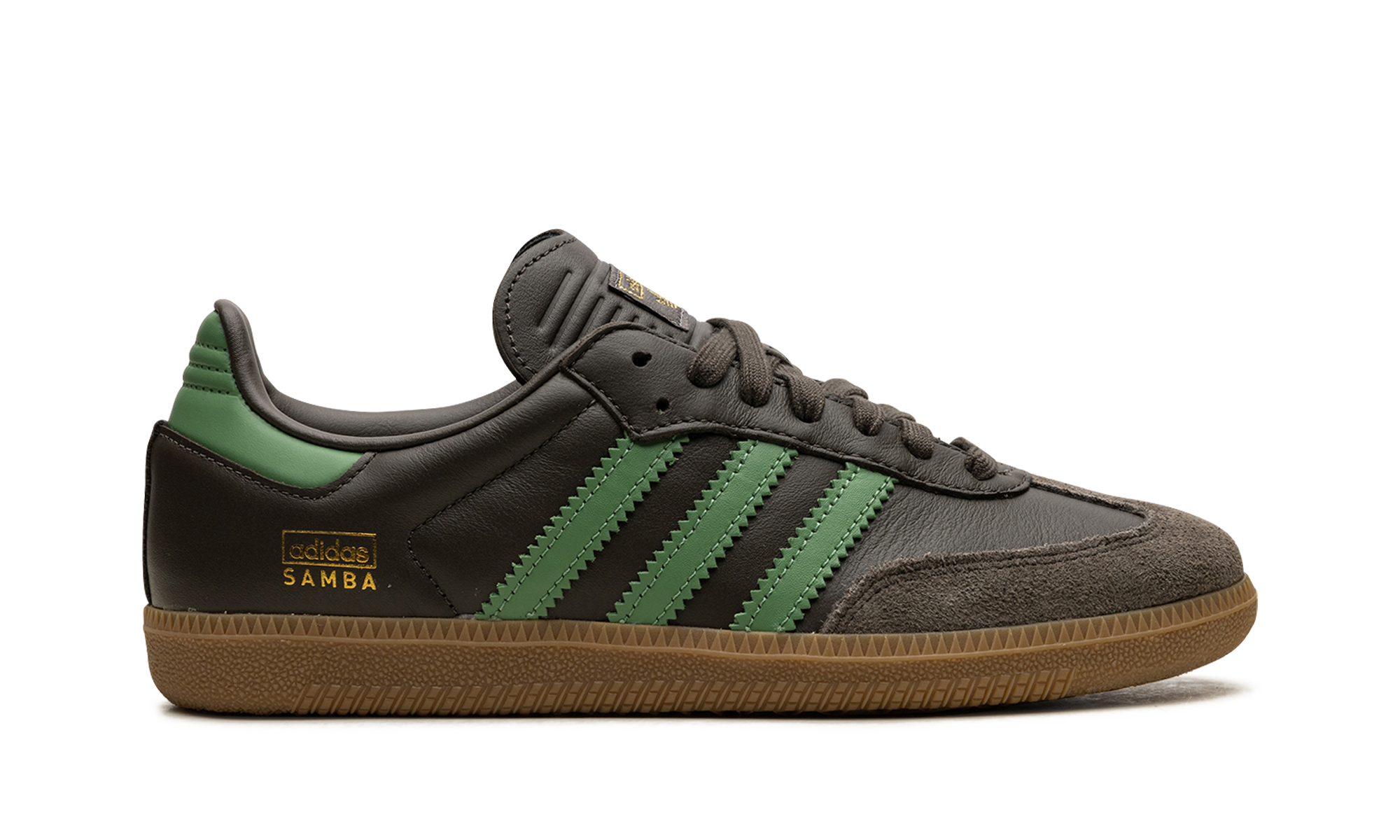 Adidas SAMBA OG Green and Brown IG6175