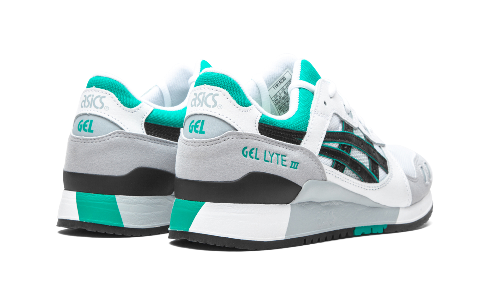 Asics Gel Lyte III White Black 1191A223 100